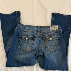 True Religion Dark Blue Boot Cut Jeans